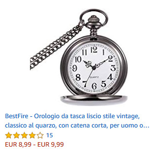 Orologio taschino cipolla